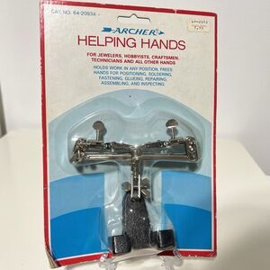 Vtg NOS Archer Helping Hands Hobbyist Crafting Jewelers Tool Flexible Arms
